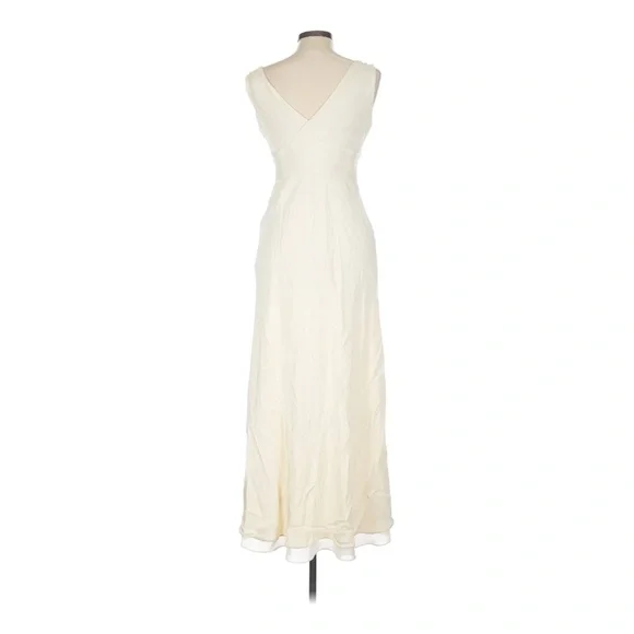 (8) 100% silk cream ivory bridal wear gown J crew - Picture 3 of 3